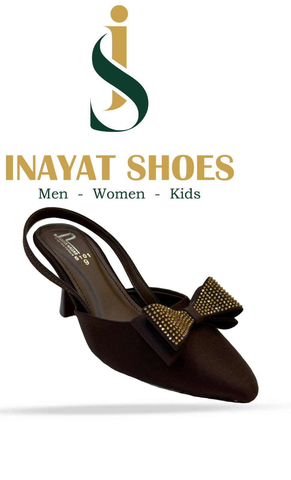 Non-slip outer sole of a women's pointed toe dress sandal designed for comfort and stability on dance floors.
