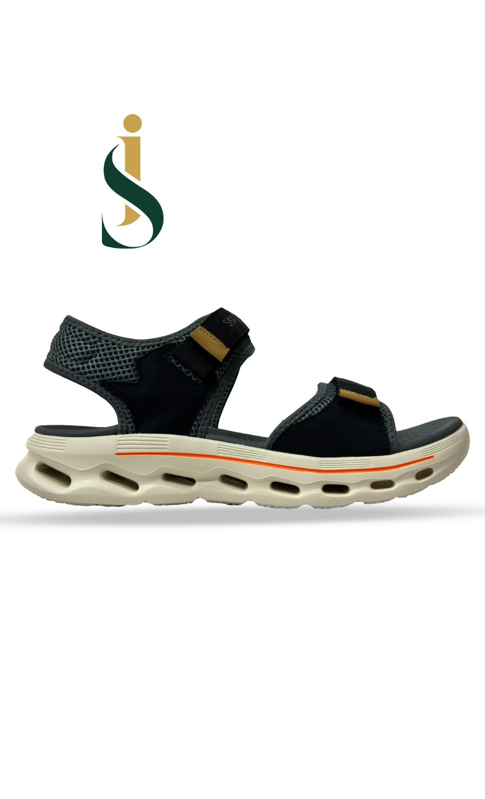 Side view of Inayat Shoes black velvet slip-ons showing the sleek formal silhouette.