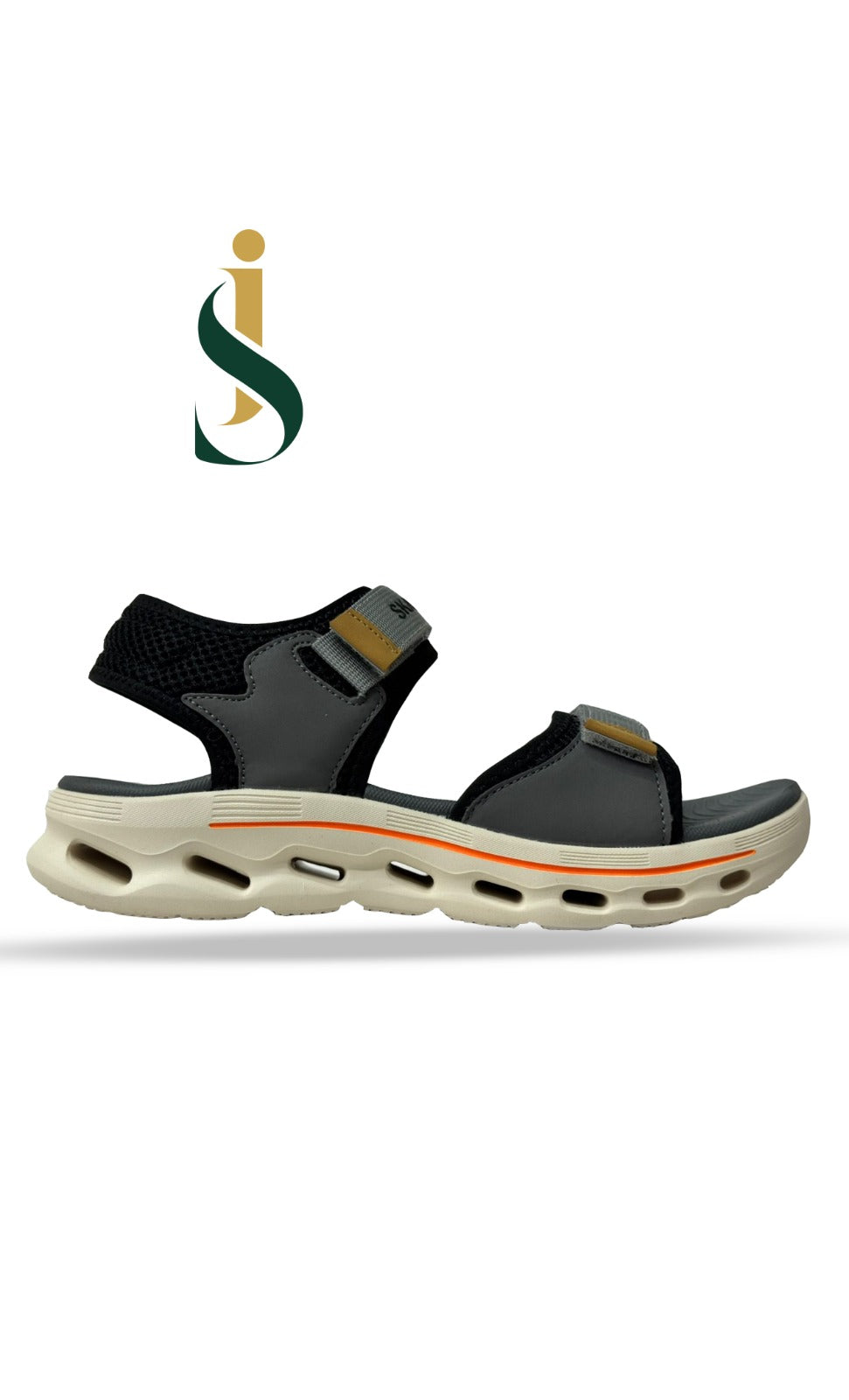 A pair of Inayat Shoes black and gold embroidered velvet loafers for grooms.