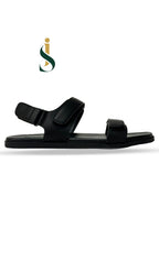 Rear view of Inayat Shoes black suede loafers highlighting the premium shape and fit.