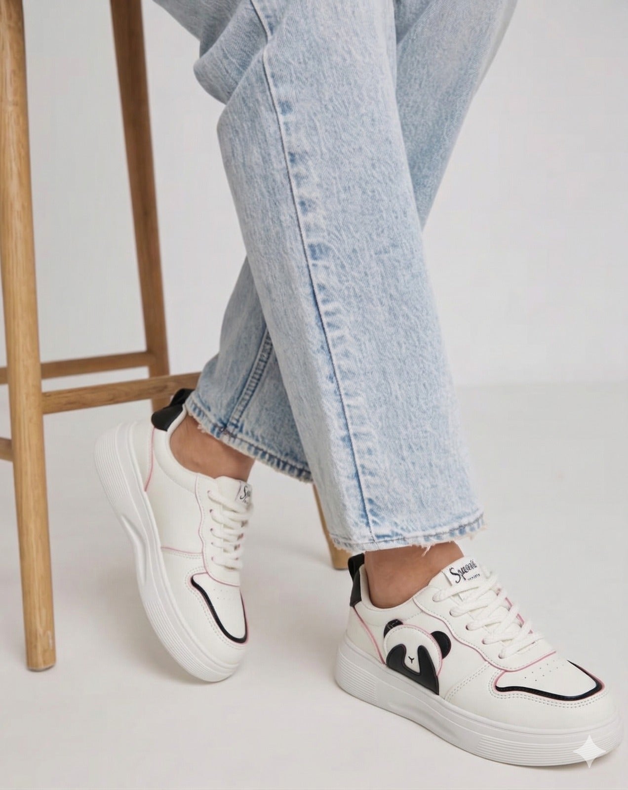 Inayat-Shoes-Girls-Imported-Pink-Ribbon-Detail-Sport-Sneakers