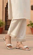 Crystal Strap Transparent Flats