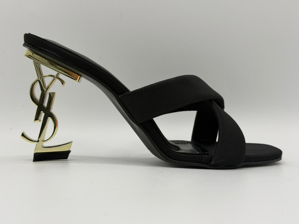 YSL Sculpted Logo Heels