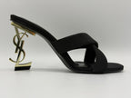 YSL Sculpted Logo Heels