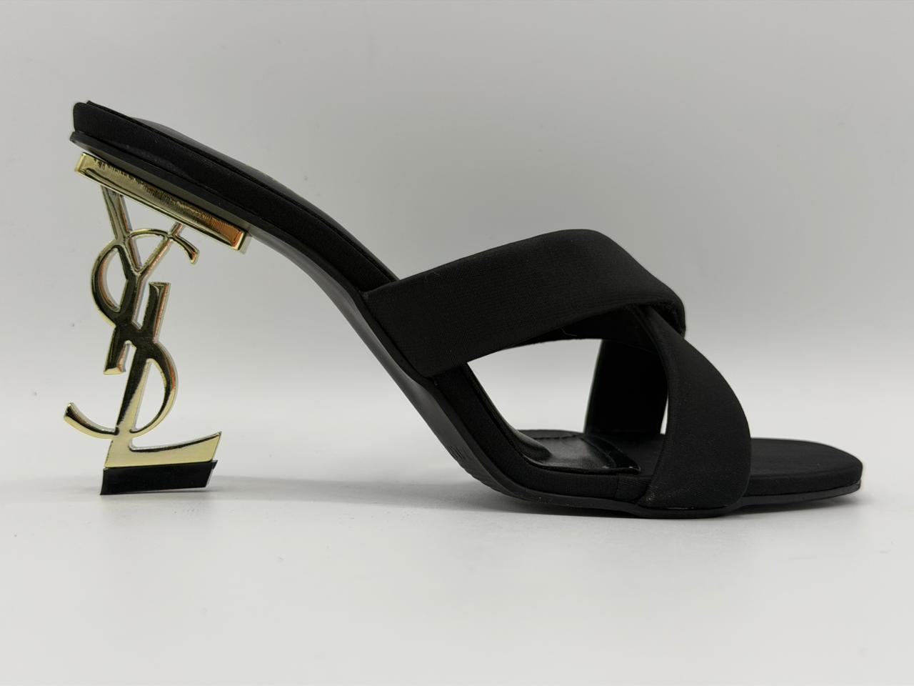 YSL Sculpted Logo Heels