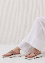 Women's Suede Comfort Thong Sleepers