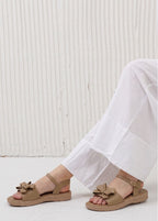 Chic Bow-Knot Wedge Sandals