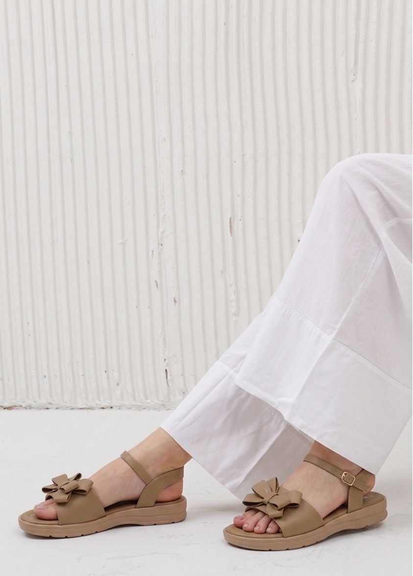 Chic Bow-Knot Wedge Sandals