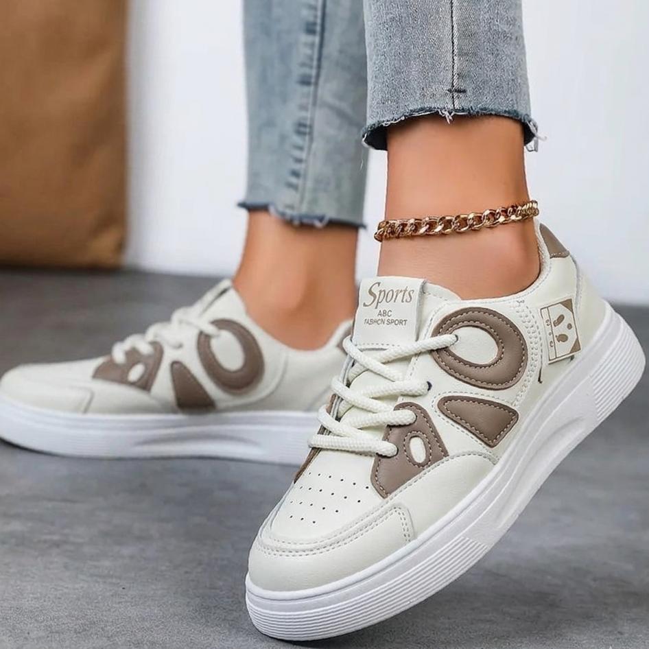 Trendy Women's Patchwork Sneakers