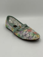 Floral Mesh Mary Janes