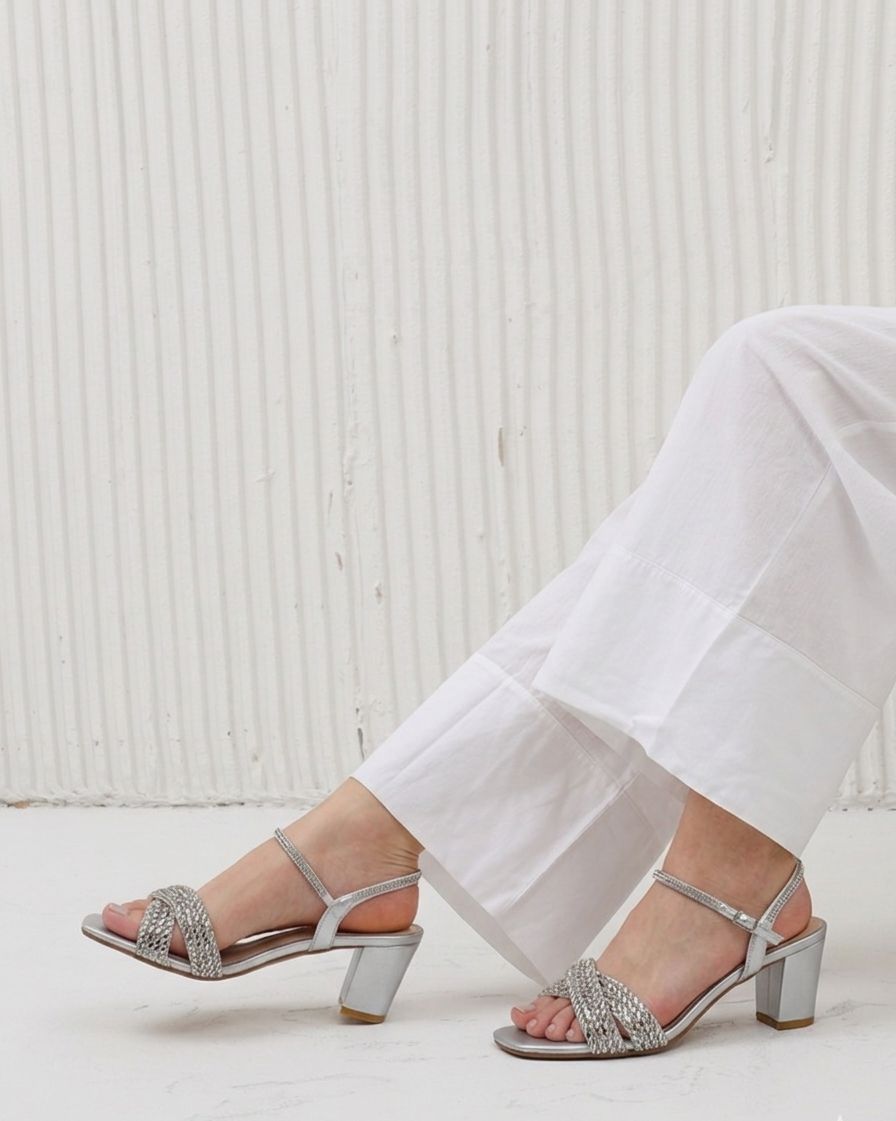 Luxe Braided Block Heels