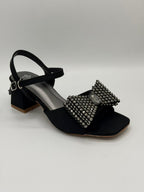 Elegant Bow Embellished Sandals