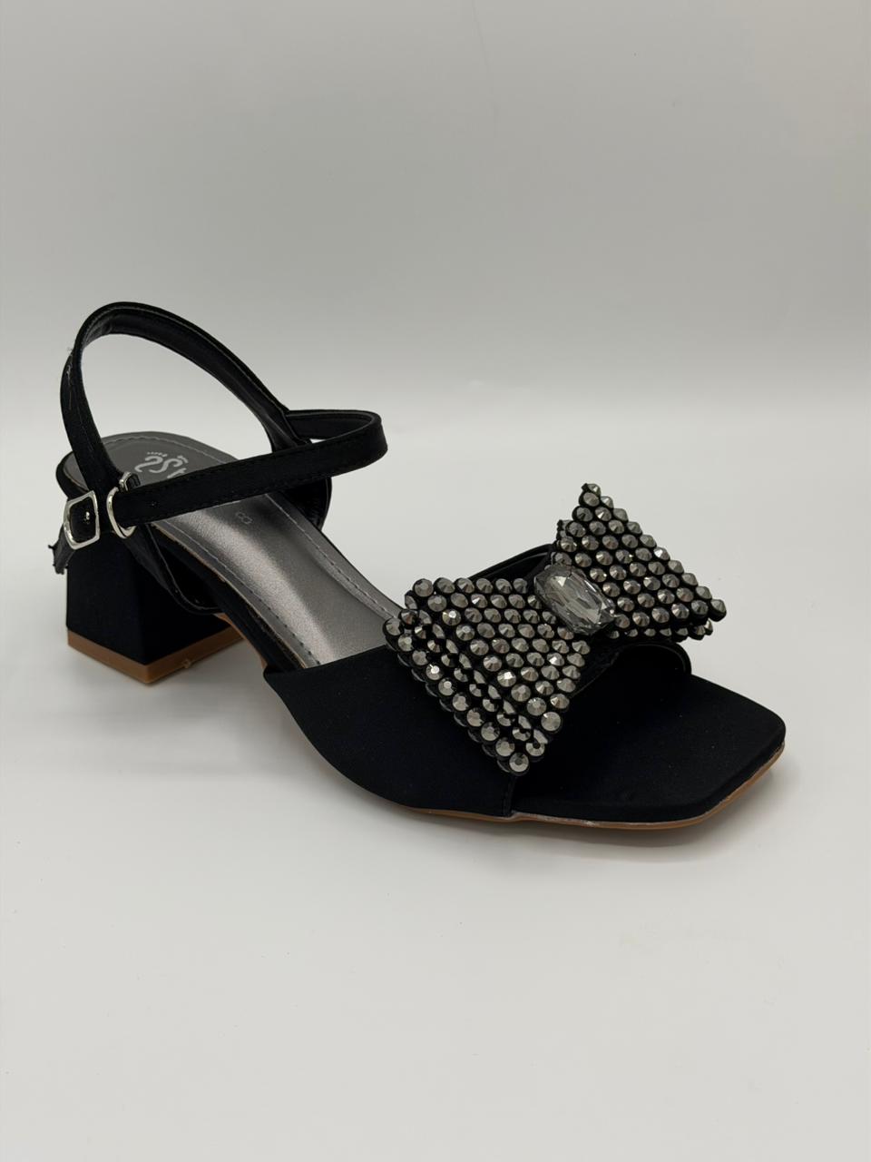 Elegant Bow Embellished Sandals