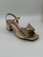 Elegant Bow Embellished Sandals