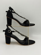 Strappy Rhinestone Heels