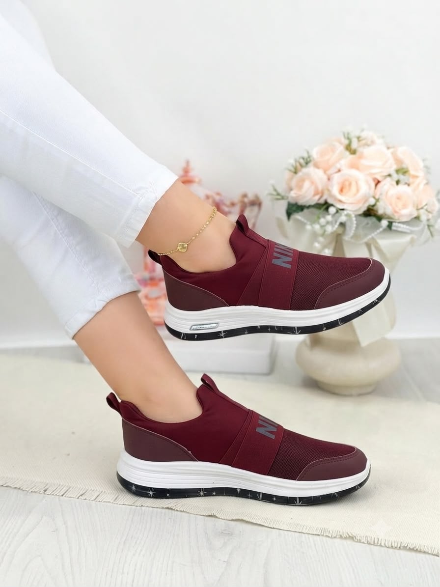 Nike Run Sneakers Red for women – sporty lace-up sneakers Pakistan Inayat Shoes