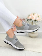 Nike Run Sneakers Gray – women's breathable mesh Nike footwear Pakistan Inayat Shoes