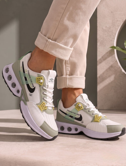 Beige Air Cushion Sneakers Women Pakistan – Inayat Shoes