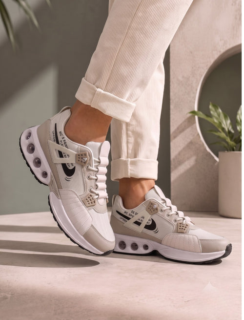 White Air Cushion Sneakers for Women – Inayat Shoes Pakistan