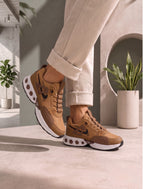 Brown Platform Air Cushion Sneakers Women – Inayat Shoes