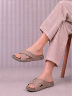 Imported Cross Strap Sliders Inayat Shoes