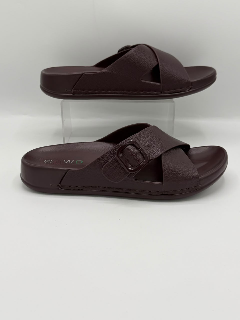 Imported Cross Strap Sliders Inayat Shoes