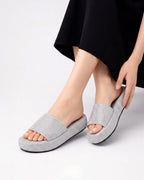 Rhinestone Platform Sliders Inayat Shoes