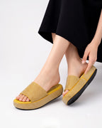 Rhinestone Platform Sliders Inayat Shoes