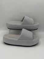 Rhinestone Platform Sliders Inayat Shoes