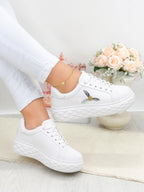 Women Embroidered Sneakers Inayat Shoes