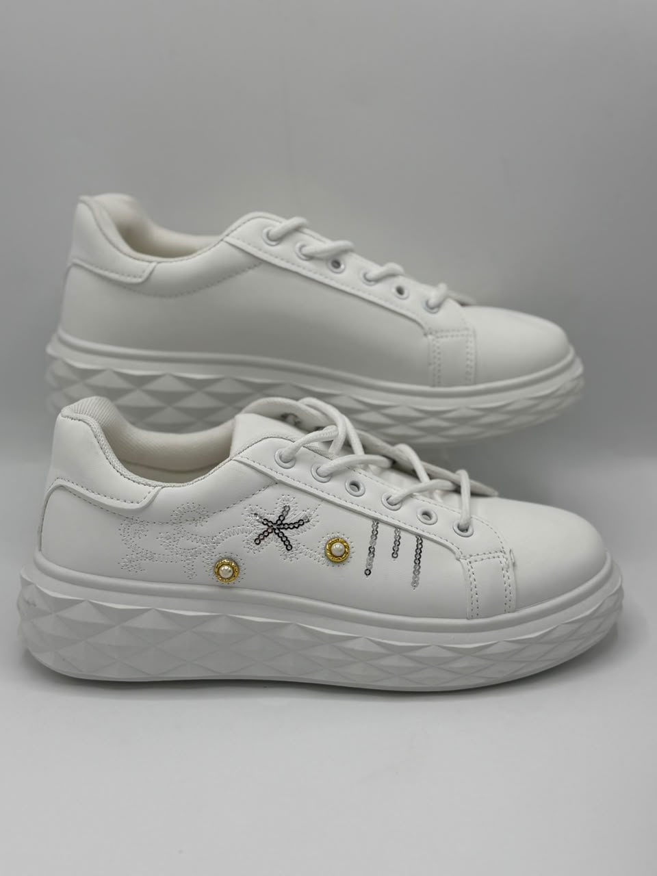 Women Pearl Sneakers Inayat Shoes