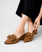 Women Bow Mule Inayat Shoes