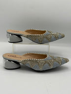 Chevron Sculptural Mules Inayat Shoes