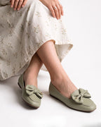 Bow Loafer Flats Inayat Shoes