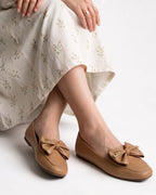Bow Loafer Flats Inayat Shoes