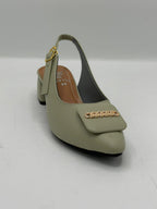 Chain Slingback Heels Inayat Shoes