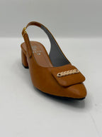 Chain Slingback Heels Inayat Shoes