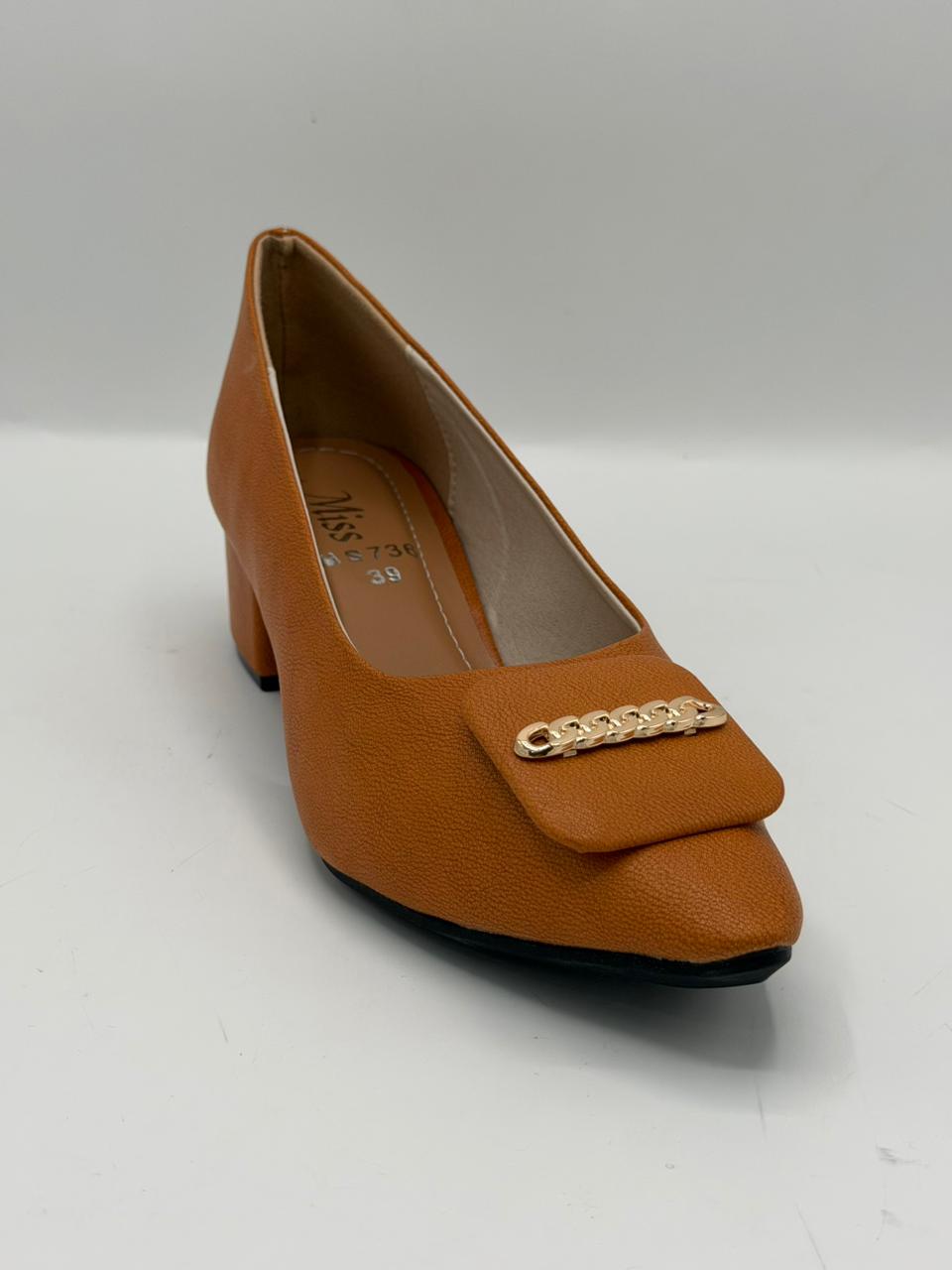 Gold Chain Court Shoes Inayat Shoes