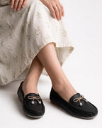 Jewel Bow Loafers Inayat Shoes