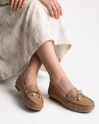 Jewel Bow Loafers Inayat Shoes