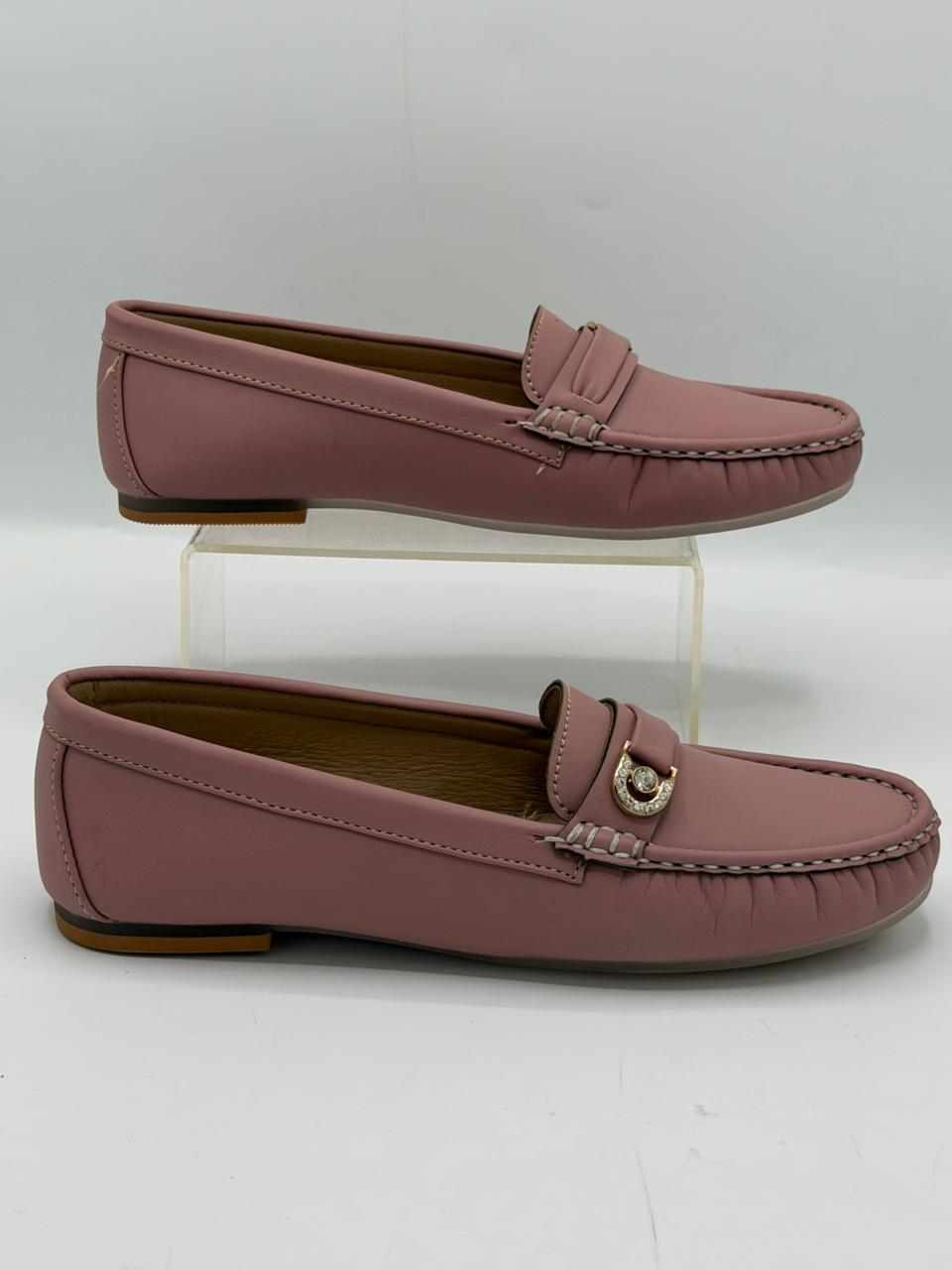 Gold Charm Loafers Inayat Shoes