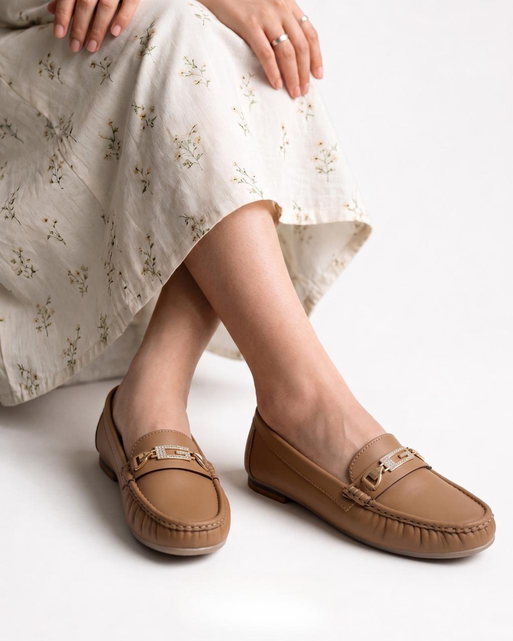 Crystal Bit Loafers Inayat Shoes