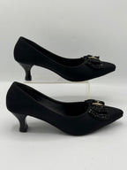 Crystal Bow Heels Inayat Shoes