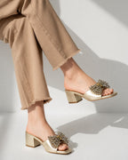 Jewel Bloom Mules Inayat Shoes