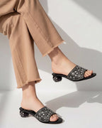 Floral Sphere Mules Inayat Shoes