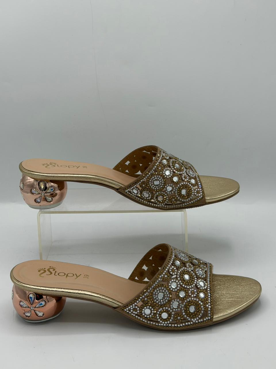 Floral Sphere Mules Inayat Shoes