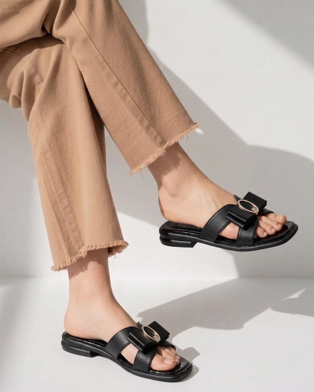 Bow Slide Sleeper Inayat Shoes