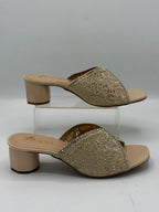Embroidered Block Mule Inayat Shoes