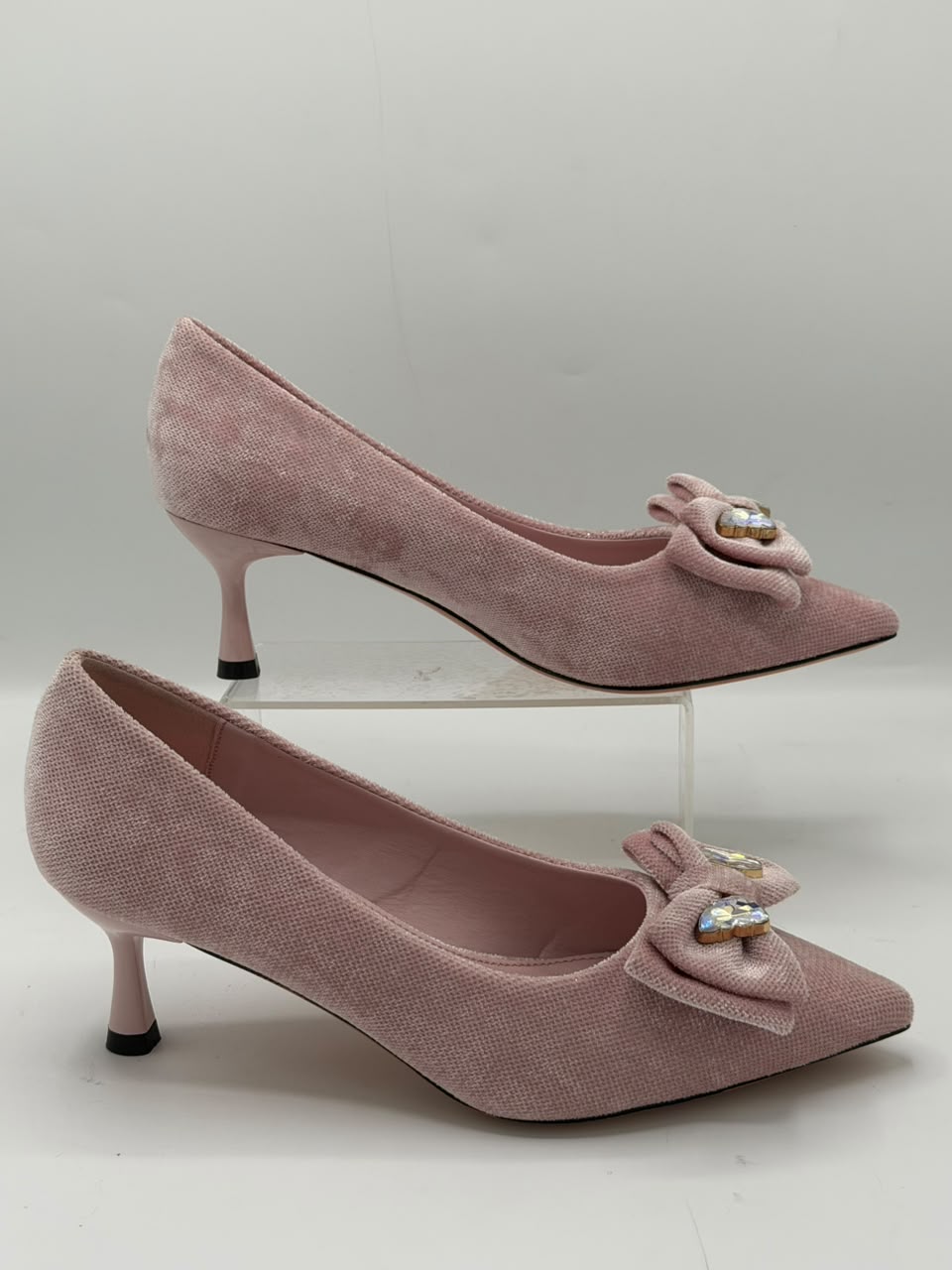Jewelled Bow Kitten Heel Inayat Shoes