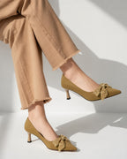 Beaded Bow Pump Inayat Shoes